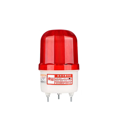 LTE-1101J đèn báo xoay đèn nháy đèn LED âm thanh và ánh sáng báo động 220V24V12V đèn nháy cảnh báo đèn xoay cảnh báo 220v có còi