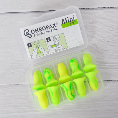 Nút bịt tai OHROPAX của Đức mini cách âm chống ồn ngủ siêu ký túc ngủ chống ngáy tạo tác mềm mại bịt tai chống ồn