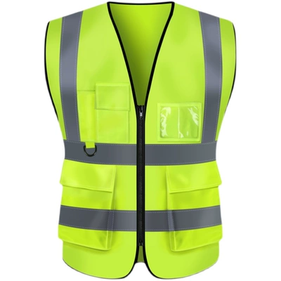 Tùy chỉnh 
            vest phản quang quần áo an toàn ban đêm in ấn xây dựng vest phản quang cưỡi xe vệ sinh giao thông quần áo phản quang tùy chỉnh áo ghi lê phản quang