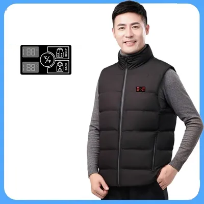 Nam Cực Làm Nóng Áo Vest Nam Điện Làm Nóng Áo Ấm Sạc Làm Nóng Thông Minh Quần Áo Nữ Áo Vest Kích Thước Lớn áo điện sưởi ấm áo khoác sưởi ấm