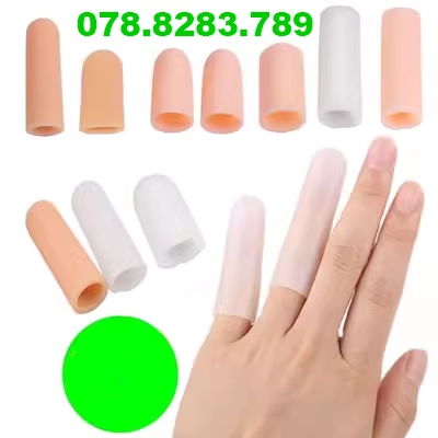 Silicone bảo vệ chống khô dưỡng ẩm ngón tay bao chấn thương viết chống mài ngón tay làm việc chống đau chống ma sát chống trơn trượt