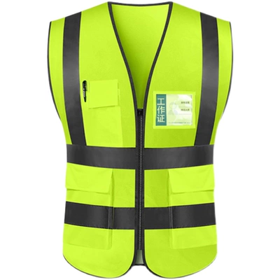 Vest an toàn phản quang tùy 
            chỉnh vest quần áo phản quang công trường xây dựng vest tuần tra giao thông vệ sinh vest phản quang có thể được in áo lớp hải anh phản quang