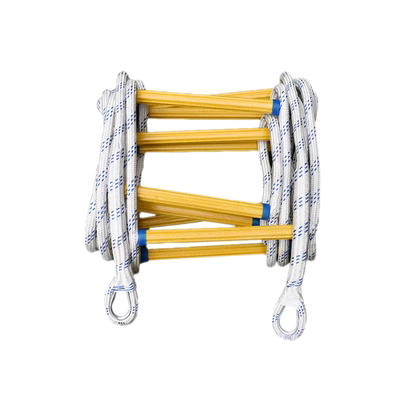 Đậm Nhựa Thoát Mềm Thang Dự Án Leo Núi Ngoài Trời Hộ Gia Đình Chống Trơn Trượt 5/8/10 Mét Nylon Dây Cứu Sinh thang Làm Việc thang dây thoát hiểm chống cháy thang dây cứu hộ