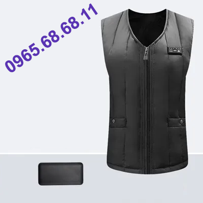 áo sưởi Luo Meng sạc nóng xuống vest nam graphene sưởi ấm quần áo thông minh chống lạnh quần áo vest điện sưởi ấm vest áo khoác sưởi ấm quần sưởi điện