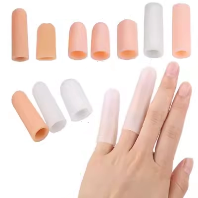 Silicone bảo vệ chống khô dưỡng ẩm ngón tay bao chấn thương viết chống mài ngón tay làm việc chống đau chống ma sát chống trơn trượt