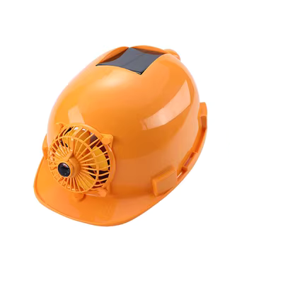 Mũ bảo hiểm chống nắng mùa hè sạc kép năng lượng mặt trời có quạt làm lạnh Mũ bảo hiểm điều hòa không khí đa chức năng cho xây dựng mũ bảo hộ công trường mũ nhựa bảo hộ