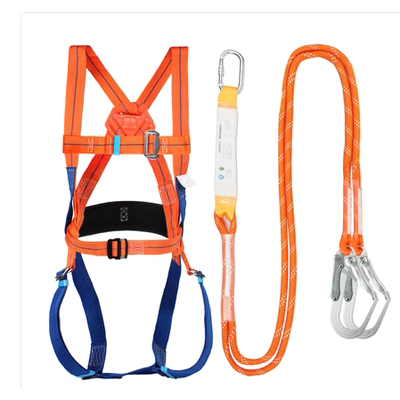 Đai an toàn làm việc trên cao ngoài trời Đai thợ điện năm điểm toàn thân bảo hiểm chống rơi Dây an toàn lắp đặt điều hòa dây an toàn toàn thân 2 móc dây đai an toàn bán thân