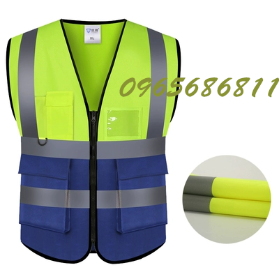Tùy 
            chỉnh áo vest an toàn phản quang vest công trường xây dựng công nhân vệ sinh giao thông xây dựng quần áo thoáng khí tùy chỉnh huỳnh quang cưỡi áo khoác quần áo bảo hộ có phản quang