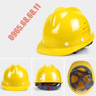 mũ bảo hộ gắn kính hàn Mũ bảo hộ có lỗ thoáng khí chuyên dụng cho công nhân, Mũ bảo hộ tiêu chuẩn quốc tế chất lượng cao mũ lao động
