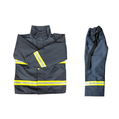 Quần áo bảo hộ chữa cháy Chứng nhận 3C 14 Bộ quần áo chữa cháy tiêu chuẩn quốc gia 17 Bộ đồ chữa cháy Bộ cứu hộ 5 món quần áo bảo hộ công nhân