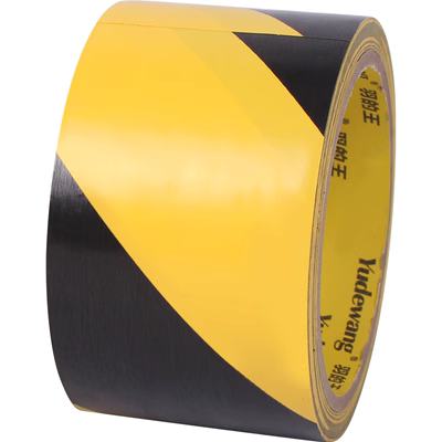 Băng cảnh báo PVC ngựa vằn đen và vàng dòng cảnh báo dán phim băng 5S logo dòng màu nét đứt băng sàn bang keo canh bao
