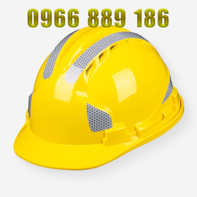 mu bao ho lao dong Mũ bảo hộ an toàn có dải phản quảng buổi tối, Mũ bảo hộ lao động chuyên dụng chất lượng cao nón bảo hộ công trình