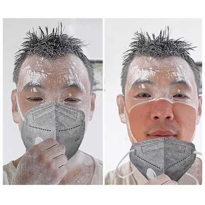 kn95 mặt nạ chống bụi than hoạt tính chống bụi công nghiệp vành đai van thở chống sương khói formaldehyde thợ hàn mài đặc biệt 