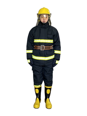 Quần áo chữa cháy được chứng nhận 3C 14 loại quần áo bảo hộ chữa cháy Quần áo chiến đấu 17 kiểu quần áo cách nhiệt và chống cháy bộ đồ năm mảnh bảo hộ lao đông cho công nhân