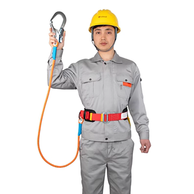 Dây đai an toàn dây đơn chống rơi công việc trên cao thợ điện máy lạnh dây an toàn tiêu chuẩn quốc gia móc dây đai an toàn trọn bộ dây bảo hộ lao động dây đeo an toàn