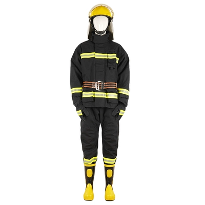 Bộ đồ chữa cháy được chứng nhận 3C 14 loại bộ đồ chữa cháy chất chống cháy 17 loại quần áo bảo hộ chữa cháy Quần áo chống cháy chịu nhiệt độ cao đồng phục bảo hộ