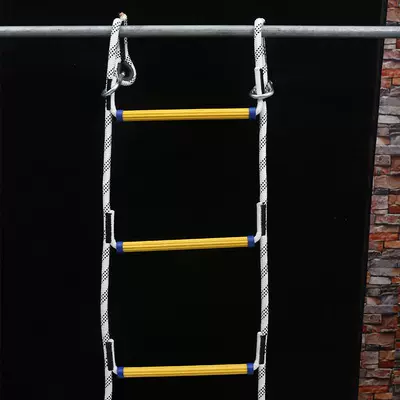 Khẩn cấp cứu mạng thang mềm hộ gia đình chống trượt an toàn thang leo dây cứu hộ thang thang dây an toàn cháy nổ thang dây thoát hiểm chống cháy