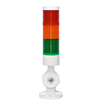 Đèn LED cảnh báo nhiều lớp đèn tháp đèn tín hiệu ba màu đèn chỉ báo thiết bị máy công cụ đèn báo động âm thanh và ánh sáng báo động 24V đèn báo xoay không còi