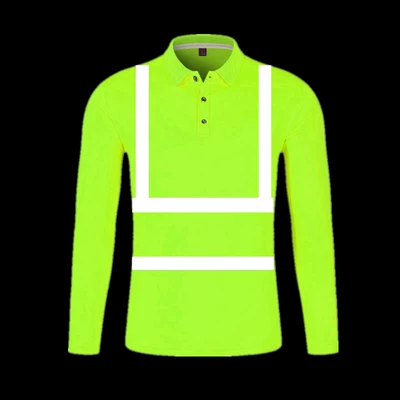 Quần áo phản quang công trường quần áo xây dựng phản quang quần áo nhà máy dài tay áo khoác phản quang