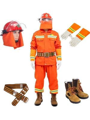 Bộ đồ chữa cháy chữa cháy rừng bộ đồ cứu hộ khẩn cấp cứu hộ cách nhiệt chống cháy bộ đồ huấn luyện chiến đấu quần áo công nhân xây dựng