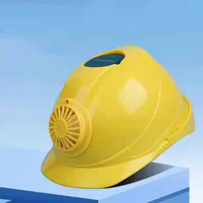 Mũ cứng năng lượng mặt trời có quạt nam công trường xây dựng mũ bảo hiểm chống nắng mùa hè tấm che nắng điện điều hòa không khí lạnh làm mát mũ mũ bảo hộ xây dựng mũ bảo hộ công nhân