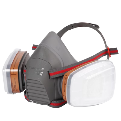 Mặt nạ chống bụi Honeywell 550E phun sơn hóa học mặt nạ bảo vệ khí hữu cơ nửa mặt nạ mặt nạ chống khói độc