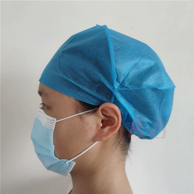 mũ y tế Mũ dùng một lần Mũ phẫu thuật bằng vải không dệt đặc biệt của bác sĩ Mũ tròn Mũ bảo vệ chống giọt nước của phụ nữ Mũ trùm đầu mũ trùm y tế mũ chụp tóc y tế