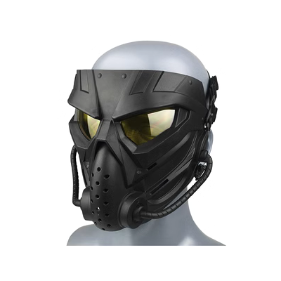 Cyberpunk 2077 ngoài trời chiến thuật bảo vệ mặt nạ full mặt đặc biệt hình chống khí mặt nạ đầu lâu fan quân sự CS thiết bị CF mặt nạ phòng độc chống cháy