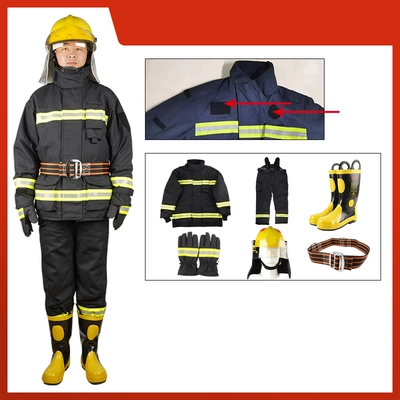 Bộ đồ chữa cháy Chứng nhận 3C 14 mẫu 17 Bộ đồ bảo hộ chữa cháy Bộ đồ chữa cháy Cách nhiệt chống cháy Chịu nhiệt độ cao quần áo bảo hộ