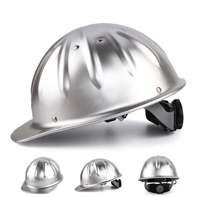 Mũ bảo hiểm hợp kim nhôm Golmud 727 tiêu chuẩn quốc gia công trường xây dựng mũ bảo hiểm lãnh đạo xây dựng kỹ thuật với in logo tùy chỉnh mũ bảo hộ gấp gọn