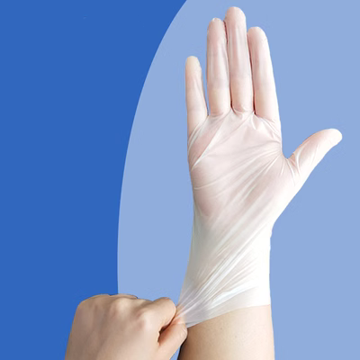 găng tay cao su siêu bền Găng tay dùng một lần cấp thực phẩm PVC đặc biệt dày màng nhựa thực phẩm cao su phục vụ nhà bếp TPE trong suốt găng tay 1 lần giá găng tay y tế