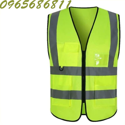Áo phản quang an toàn áo vest xây dựng công trường xây dựng quần áo an toàn vải lưới quần áo in huỳnh quang giao thông áo khoác phản quang