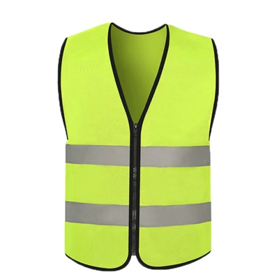 Vest phản quang tùy 
            chỉnh vest quần áo phản quang áo khoác phát sáng huỳnh quang quần áo lái xe an toàn quần áo công nhân vệ sinh dây kéo vest quần áo bảo hộ có phản quang