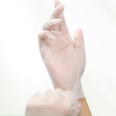 găng tay y tế không bột Dày bền găng tay dùng một lần cấp thực phẩm hộ gia đình đặc biệt nhà bếp phục vụ găng tay nhựa TPE chiết xuất PVC găng tay y tế bán lẻ găng tay có bột