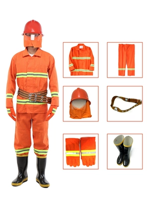 97 bộ đồ chữa cháy bộ đồ chữa cháy bộ đồ chữa cháy bộ 5 món 02 bộ đồ bảo hộ chữa cháy trạm cứu hỏa thu nhỏ bảo hộ lao đông cho công nhân