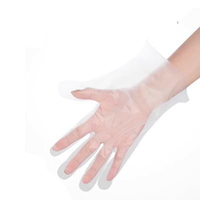 găng tay bảo hộ phủ cao su Dày 2g găng tay dùng một lần bằng nhựa hộ gia đình bóc vỏ tôm hùm găng tay thực phẩm không thấm nước và phục vụ găng tay dày CPE trong suốt bao tay dùng 1 lần găng tay cao su loại dài