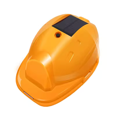 mũ bảo hộ màu vàng Tiêu chuẩn quốc gia quạt năng lượng mặt trời mũ cứng sạc Bluetooth liên lạc nội bộ công trường xây dựng Mũ bảo hiểm say nắng làm mát hiện vật mũ điều hòa không khí mũ bảo hộ gắn kính hàn nón bảo hộ trắng
