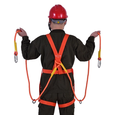 Bộ dây an toàn làm việc ngoài trời chống rơi ở độ cao cao Bộ dây đai an toàn điều hòa không khí xây dựng Đai an toàn chống mài mòn dây cáp ban công