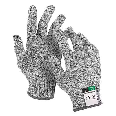 Găng tay chống cắt HPPE cấp 5 bảo hiểm lao động chống cắt vật tư nhà bếp hướng dẫn sử dụng găng tay bảo hộ làm vườn chống cắt chống mài mòn găng tay bảo vệ