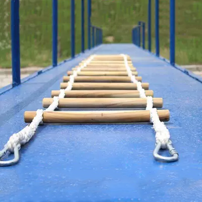 Thang mềm thang dây thang gỗ nguyên khối kiểm tra hộ gia đình chống trượt chống mài mòn huấn luyện leo núi thang cứu hộ thang dây an toàn thang kỹ thuật dây thoát hiểm
