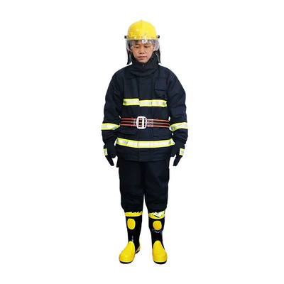 Bộ quần áo chữa cháy Bộ quần áo chữa cháy kiểu 97 Bộ 5 món 02 Quần áo lính cứu hỏa 14 Bộ quần áo cứu hộ khẩn cấp 17 quạt áo bảo hộ