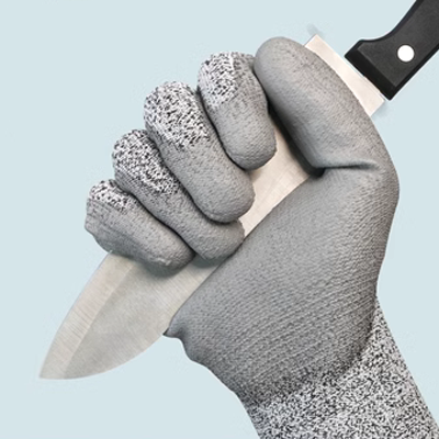 Găng tay chống cắt Biobei PU nhà bếp năm cấp giết cá và cắt rau để bắt biển chống trượt găng tay bảo hộ lao động chống mài mòn găng tay bhlđ máy dệt găng tay bảo hộ